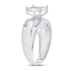 Sterling Silver Round Diamond Gift Micro Pave Ring 1/8 Cttw - Splendid Jewellery