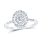 Sterling Silver Round Diamond Gift Ring 1/4 Cttw - Splendid Jewellery