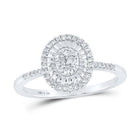 Sterling Silver Round Diamond Gift Ring 1/4 Cttw - Splendid Jewellery