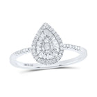 Sterling Silver Round Diamond Gift Ring 1/6 Cttw - Splendid Jewellery