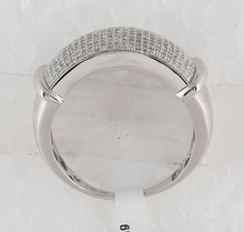 Load image into Gallery viewer, Sterling Silver Round Diamond Mens Band Ring 1/2 Cttw - Splendid Jewellery