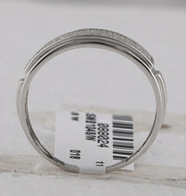 Load image into Gallery viewer, Sterling Silver Round Diamond Mens Pave Band Ring 1/4 Cttw - Splendid Jewellery