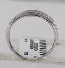 Sterling Silver Round Diamond Mens Pave Band Ring 1/4 Cttw - Splendid Jewellery