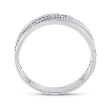 Load image into Gallery viewer, Sterling Silver Round Diamond Men's Wedding Milgrain Band Ring 1/5 Cttw - Splendid Jewellery