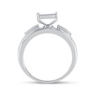 Sterling Silver Round Diamond Micro Pave Ring 1/6 Cttw - Splendid Jewellery
