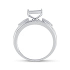 Sterling Silver Round Diamond Micro Pave Ring 1/6 Cttw - Splendid Jewellery