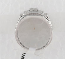 Load image into Gallery viewer, Sterling Silver Round Diamond P3 Gift Micro - Pave Mens Ring 1/4 Cttw - Splendid Jewellery