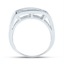 Load image into Gallery viewer, Sterling Silver Round Diamond P3 Micro - Pave Ring 1/3 Cttw - Splendid Jewellery
