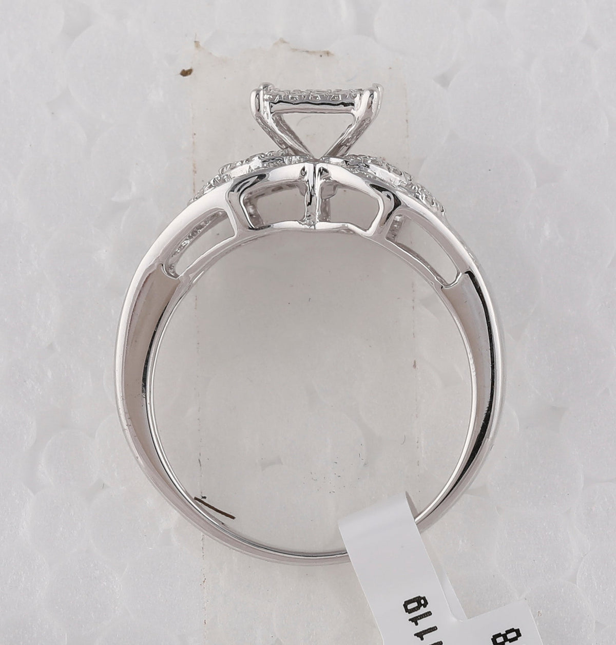 Sterling Silver Round Diamond Ring 1/2 Cttw - Splendid Jewellery