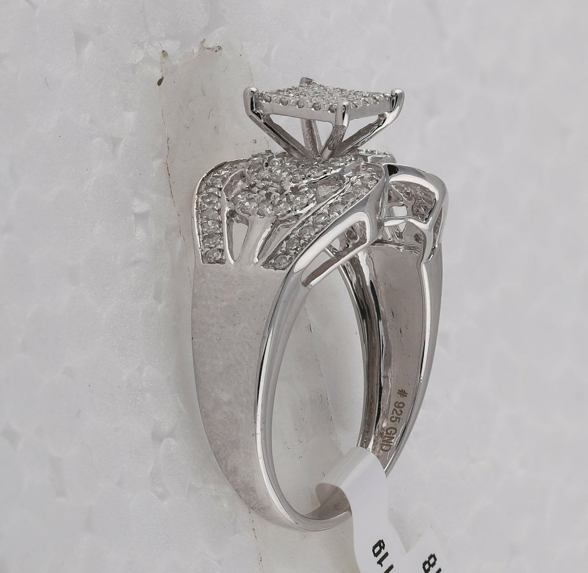 Sterling Silver Round Diamond Ring 1/2 Cttw - Splendid Jewellery