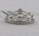 Sterling Silver Round Diamond Ring 1/6 Cttw - Splendid Jewellery