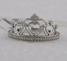 Load image into Gallery viewer, Sterling Silver Round Diamond Ring 1/6 Cttw - Splendid Jewellery