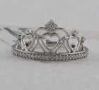 Sterling Silver Round Diamond Ring 1/6 Cttw - Splendid Jewellery