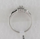 Sterling Silver Round Diamond Ring 1/6 Cttw - Splendid Jewellery