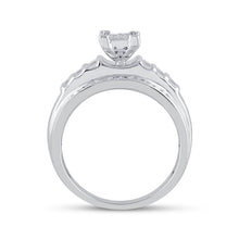 Load image into Gallery viewer, Sterling Silver Round Diamond Ring 3/8 Cttw - Splendid Jewellery