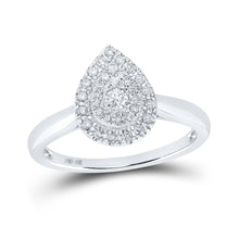 Load image into Gallery viewer, Teardrop Brilliance Diamond Cluster Ring - Splendid Jewellery