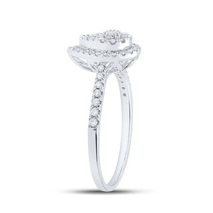 Teardrop Brilliance Diamond Cluster Ring - Splendid Jewellery