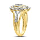 Teardrop Brilliance Diamond Ring Side View 2 from Splendid Jewellery
