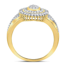 Load image into Gallery viewer, Teardrop Brilliance Diamond Ring Side View from Splendid Jewellery