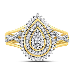 Teardrop Brilliance Diamond Ring - Splendid Jewellery