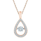Teardrop Serenade Diamond Pendant - Splendid Jewellery