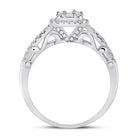 The Dazzling Baguette Diamond Square Cluster Ring - Splendid Jewellery
