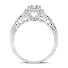 Load image into Gallery viewer, The Dazzling Baguette Diamond Square Cluster Ring - Splendid Jewellery
