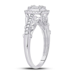 The Dazzling Baguette Diamond Square Cluster Ring - Splendid Jewellery