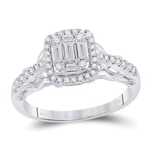 Load image into Gallery viewer, The Dazzling Baguette Diamond Square Cluster Ring - Splendid Jewellery