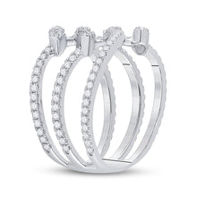 Load image into Gallery viewer, The Dazzling Diamond Elegance Ring - Side View