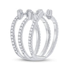 The Dazzling Diamond Elegance Ring - Side View