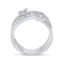 Load image into Gallery viewer, The Dazzling Diamond Elegance Ring - Second Side View
