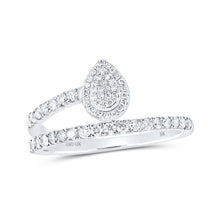 Load image into Gallery viewer, The Dazzling Teardrop Diamond Fashion Ring - Splendid Jewellery