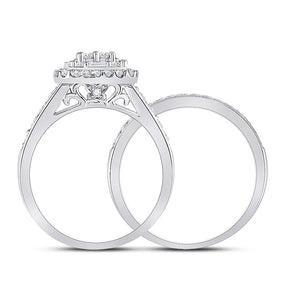 The Eternal Sparkle Diamond Wedding Ring Set - Splendid Jewellery