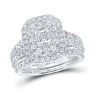 The Majestic Emerald Brilliance Wedding Ring Set - Splendid Jewellery