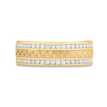 Load image into Gallery viewer, The Mesmerizing 14kt Yellow Gold Braided Band Diamond Wedding Ring - 1/2 Cttw - Splendid Jewellery