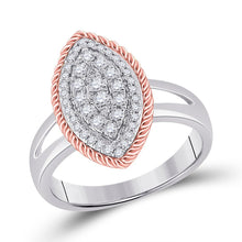 Load image into Gallery viewer, The Mesmerizing Marquise Diamond Cluster Ring - Splendid Jewellery