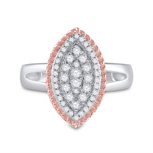 Load image into Gallery viewer, The Mesmerizing Marquise Diamond Cluster Ring - Alternate view 4 from Splendid Jewellery