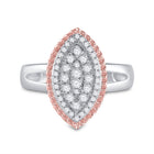 The Mesmerizing Marquise Diamond Cluster Ring - Alternate view 4 from Splendid Jewellery