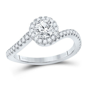 The Princess Splendor 1 Carat Diamond Halo Bridal Wedding Engagement Ring - Splendid Jewellery