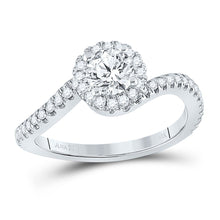Load image into Gallery viewer, The Princess Splendor 1 Carat Diamond Halo Bridal Wedding Engagement Ring - Splendid Jewellery