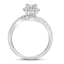 Load image into Gallery viewer, The Princess Splendor 1 Carat Diamond Halo Bridal Wedding Engagement Ring - Splendid Jewellery