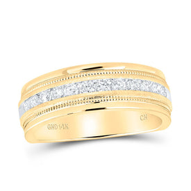 The Radiant Embrace Diamond Wedding Band - Top View