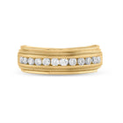 The Radiant Embrace Diamond Wedding Band - Front View