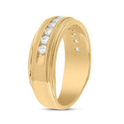 The Radiant Embrace Diamond Wedding Band - Second Side View
