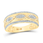 The Radiant Love 10kt Yellow Gold His Hers Round Diamond Square Matching Wedding Set 3/4 Cttw Side view from the 10Kt Yellow Gold His Hers Round Diamond Square Matching Wedding Set 3 4 Cttwpin284289 collection by Splendid Jewellery