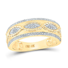 Load image into Gallery viewer, The Radiant Love 10kt Yellow Gold His Hers Round Diamond Square Matching Wedding Set 3/4 Cttw - Splendid Jewellery