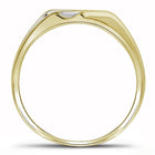 "The Radiant Symphony Diamond Wedding Band" Side View from Splendid Jewellery