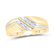 Load image into Gallery viewer, &quot;The Radiant Symphony Diamond Wedding Band&quot; Top View from Splendid Jewellery