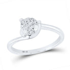 Timeless Beauty: 14kt White Gold Round Diamond Solitaire Bridal Wedding Engagement Ring 1 Cttw - Splendid Jewellery